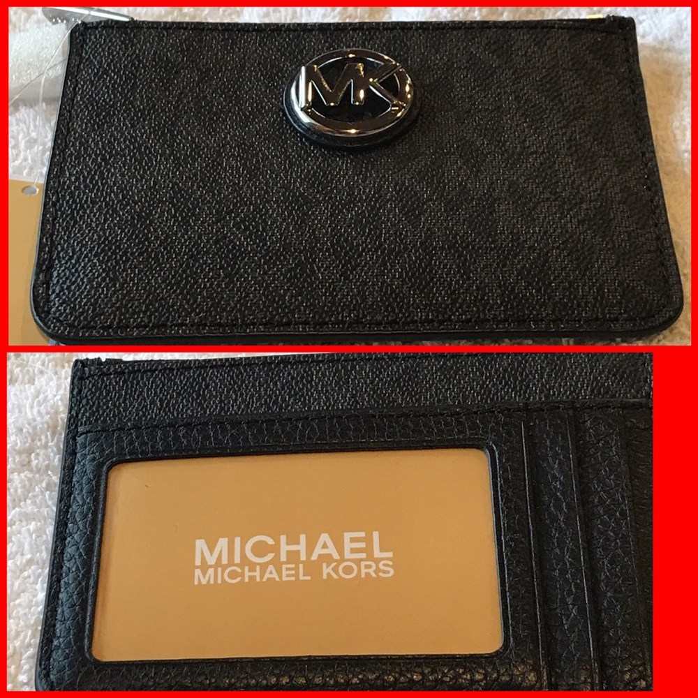 NWT MK Fulton Coin Pouch with ID Holder